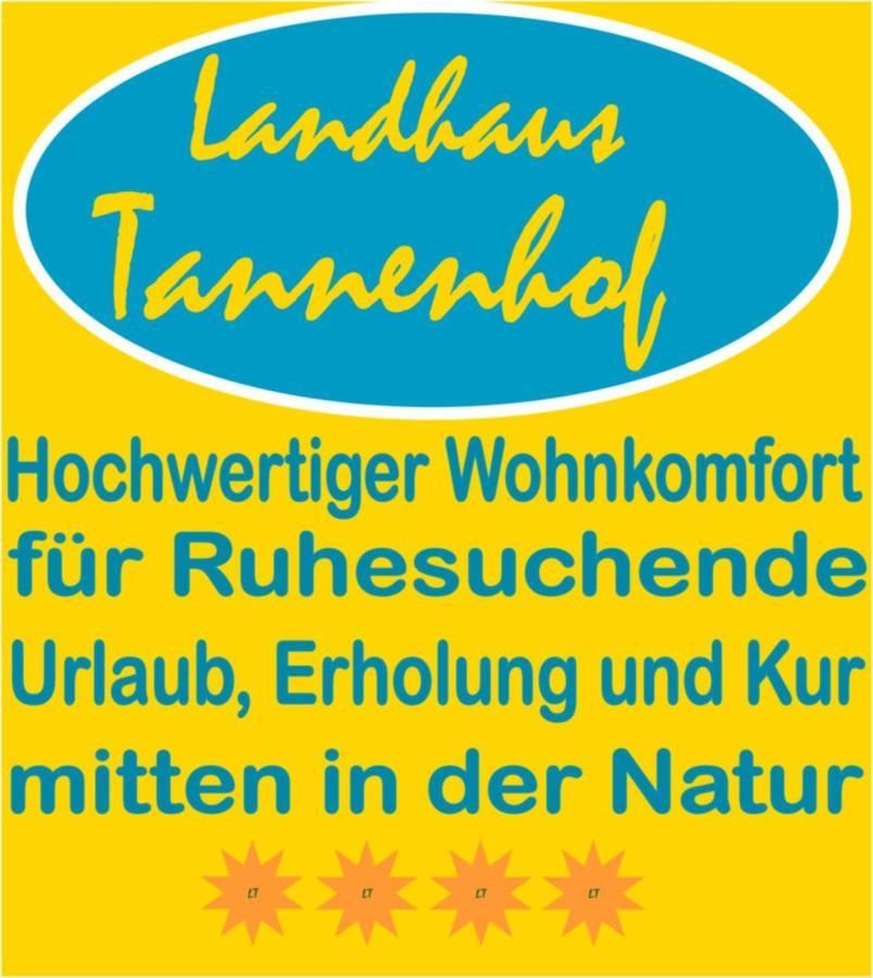 Ferienwohnungen Landhaus Tannenhof Bischofsgrün 外观 照片